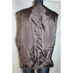 KAMIZELKA SKÓRA ZAMSZ rozm. XL